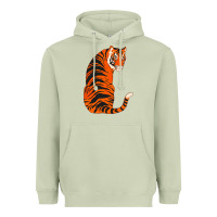 Matcha tiger Heavyweight Hoodie - ArtChic