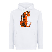 White tiger Heavyweight Hoodie - ArtChic