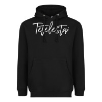 Black Tetelestai, Greek It Is Finished, Christian Easter Heavyweight Hoodie - ArtChic