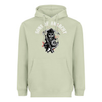 Matcha horror skull sons of anarchy Heavyweight Hoodie - ArtChic