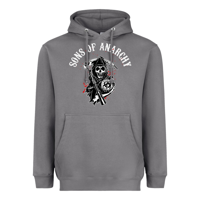 Horror Skull Sons Of Anarchy Heavyweight Hoodie by ArtChic | Teevron