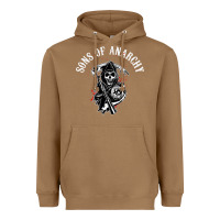 Toasted Coconut horror skull sons of anarchy Heavyweight Hoodie - ArtChic