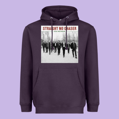 Straight No Chaser Social Christmasing Heavyweight Hoodie Designed By Artchic