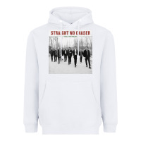 White Straight No Chaser Social Christmasing Heavyweight Hoodie - ArtChic