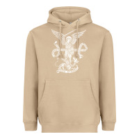 Mushroom st michael archangel catholic angel defend us Heavyweight Hoodie - ArtChic