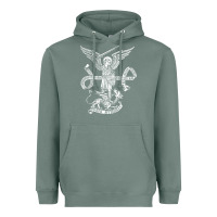 Sage st michael archangel catholic angel defend us Heavyweight Hoodie - ArtChic
