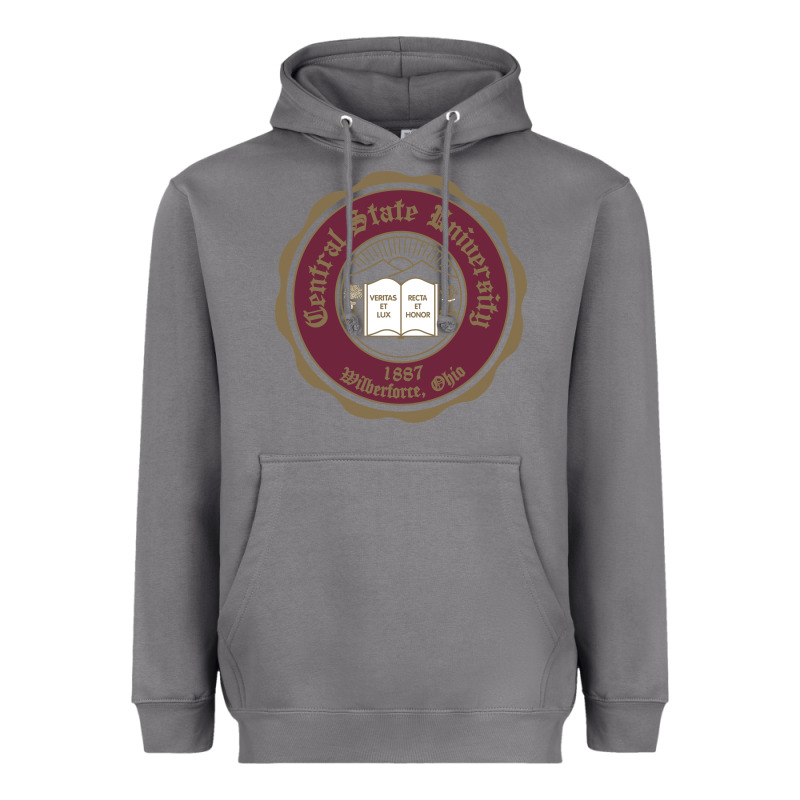 College Of  Central State Wilberfroce 1887 Heavyweight Hoodie by ArtChic | Teevron