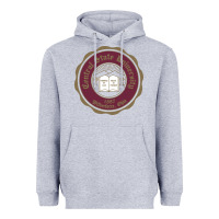 Heather Grey College of  central state Wilberfroce 1887 Heavyweight Hoodie - ArtChic
