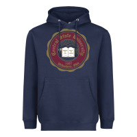 Navy College of  central state Wilberfroce 1887 Heavyweight Hoodie - ArtChic