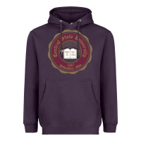 Plum College of  central state Wilberfroce 1887 Heavyweight Hoodie - ArtChic
