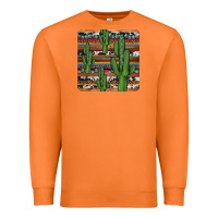Cactus Gemstone Coaster Premium Sweatshirt | Teevron