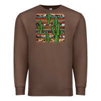 Chestnut cactus gemstone coaster Premium Sweatshirt - JahusDesignShop