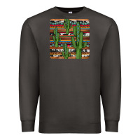 Smoke cactus gemstone coaster Premium Sweatshirt - JahusDesignShop