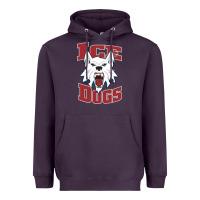 Plum Fairbanks Ice Dogs Heavyweight Hoodie - ArtChic