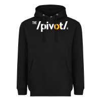 Black The Pivot Podcast Heavyweight Hoodie - ArtChic