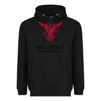Black ball.state.university.merch Heavyweight Hoodie - ArtChic