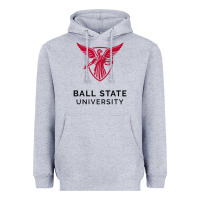 Heather Grey ball.state.university.merch Heavyweight Hoodie - ArtChic
