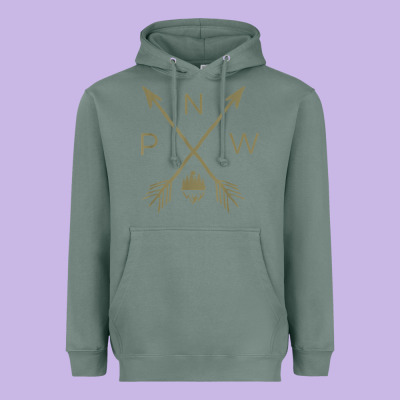 Pacific Northwest Mountain  Cool Pnw Pacific Northwest T Shirt Heavyweight Hoodie Designed By Artchic