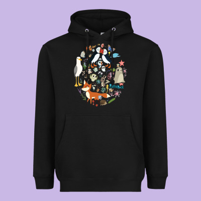 Puffin Rock Gift For Fans Puffin Rock Characters Heavyweight Hoodie Designed By Artchic