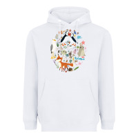 White Puffin Rock gift for fans puffin rock characters Heavyweight Hoodie - ArtChic