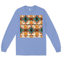 Native American Aztec Seamless Pattern 1 Long Sleeve Tee | Teevron
