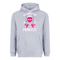 Heather Grey rockstar Heavyweight Hoodie - ArtChic