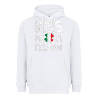 White Kiss Me I'm Italian Heavyweight Hoodie - ArtChic