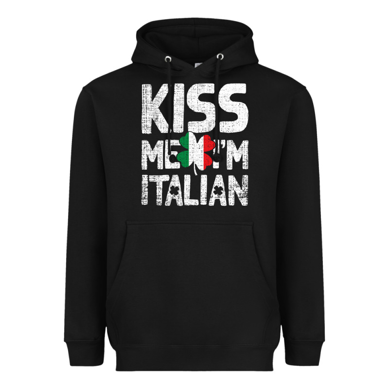 Kiss Me I'm Italian Heavyweight Hoodie by ArtChic | Teevron