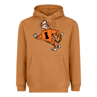 Meerkat Vintage Walking Angry Tiger Idaho State Heavyweight Hoodie - ArtChic