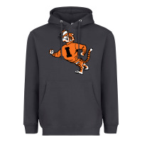 Smoke Vintage Walking Angry Tiger Idaho State Heavyweight Hoodie - ArtChic