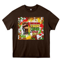Chocolate Brown juneteenth breaking every chain since 1865 Heavy Core Tee - CowGirlArtShop