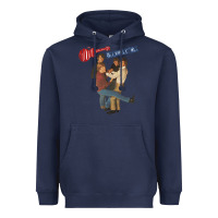 Navy the monkees Heavyweight Hoodie - ArtChic