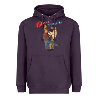 Plum the monkees Heavyweight Hoodie - ArtChic