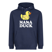 Navy mama duck t shirt funny mother bird gift Heavyweight Hoodie - ArtChic