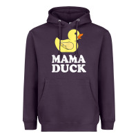 Plum mama duck t shirt funny mother bird gift Heavyweight Hoodie - ArtChic
