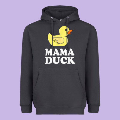 Mama Duck T Shirt Funny Mother Bird Gift Heavyweight Hoodie Designed By Artchic