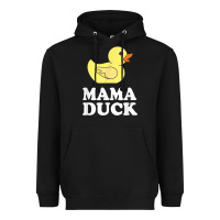 Black mama duck t shirt funny mother bird gift Heavyweight Hoodie - ArtChic