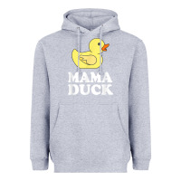 Heather Grey mama duck t shirt funny mother bird gift Heavyweight Hoodie - ArtChic
