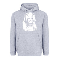 Heather Grey dolly parton distressed photo Heavyweight Hoodie - ArtChic