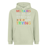 Matcha mistakes are proof that you are trying teacher inspirational t shirt Heavyweight Hoodie - StudioElite