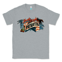 Heather Grey I'm not drunk I'm patriotic 4th of july Classic Tee - HowdyJamesFarm