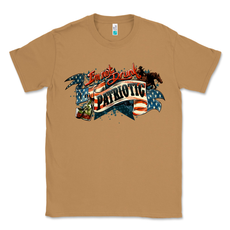 I'm Not Drunk I'm Patriotic 4th Of July Classic Tee by HowdyJamesFarm | Teevron