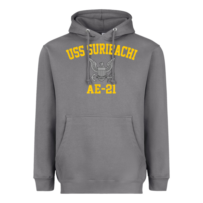 Uss Suribachi Ae 21 T Shirt Heavyweight Hoodie by StudioElite | Teevron