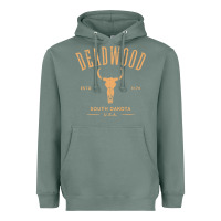 Sage deadwood south dakota usa vintage distressed style design long sleeve Heavyweight Hoodie - StudioElite