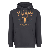 Smoke deadwood south dakota usa vintage distressed style design long sleeve Heavyweight Hoodie - StudioElite
