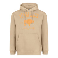 Mushroom vermillion south dakota bison distressed design t shirt Heavyweight Hoodie - StudioElite