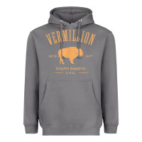 Storm vermillion south dakota bison distressed design t shirt Heavyweight Hoodie - StudioElite