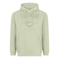 Matcha deadwood south dakota usa distressed skull design souvenir premium t s Heavyweight Hoodie - StudioElite