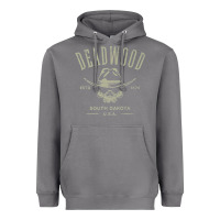 Storm deadwood south dakota usa distressed skull design souvenir premium t s Heavyweight Hoodie - StudioElite