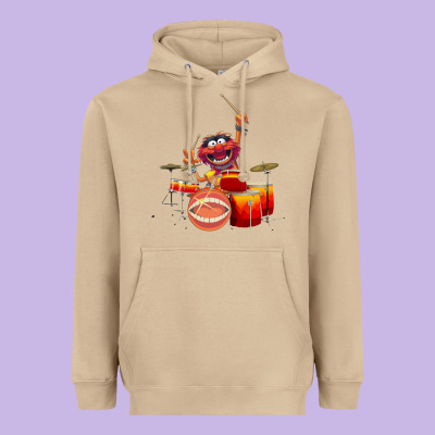 The Muppets Animal Drummer Heavyweight Hoodie Designed By Studioelite